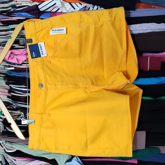 NWT Old Navy High Rise Wow Short in Orange Size 18 - Picture 4 of 6